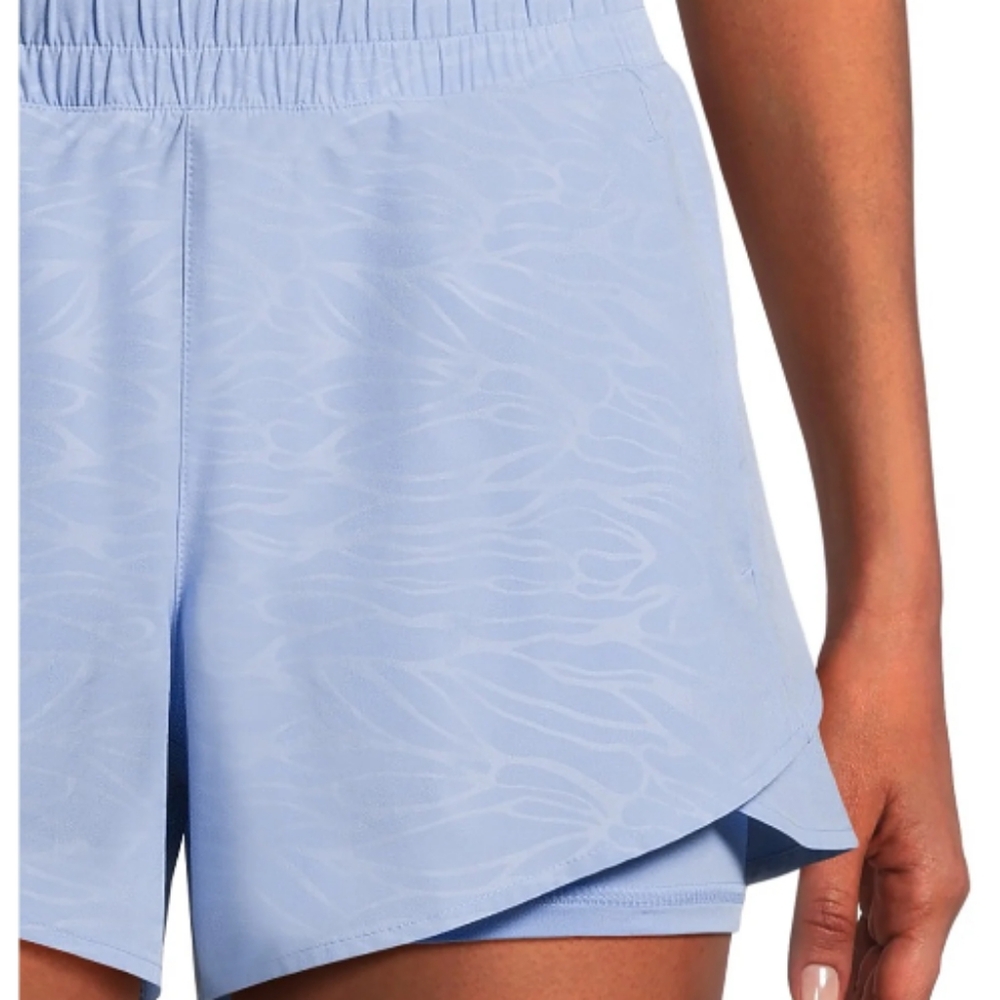 Bike shorts w/ liner Light Blue on blue w/pockets & zippered pocket